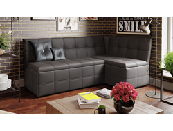 Скамья угловая Домино со спальным местом исп.2 Кашемир коричневый