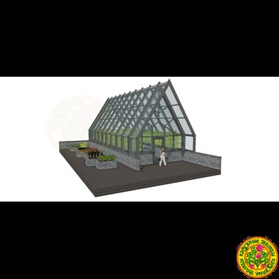 Зимняя теплица РИЧАРД размером 6000 x 15000 мм