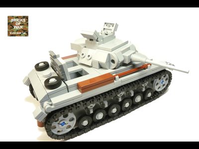 Pz.III немецкий средний танк - Лего танк