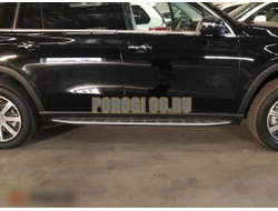 Пороги ОЕМ для Mercedes-Benz GLS-klasse I (X167) 2019-