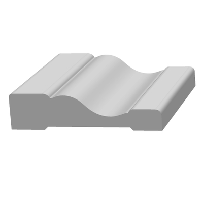 Наличник Ultrawood N 8500 i, архитектурный ЛДФ, грунт под покраску, (2200x64x15 мм)