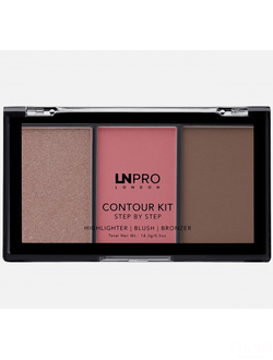 LN PRO набор для контурирования лица Contour kit step by step, тон 04