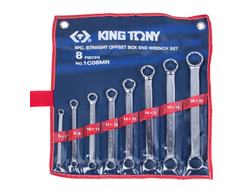 Набор накидных ключей, 6-22 мм 8 предметов KING TONY 1C08MR