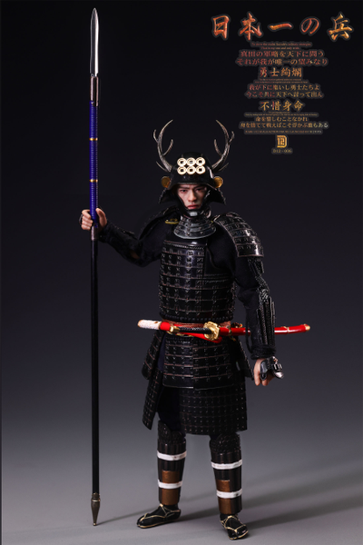 ПРЕДЗАКАЗ - Самурай Санада Юкимура (в черном) - Коллекционная фигурка 1/12  The Greatest Warrior of Japan Black Standard (D12006) - D12TOYS ?ЦЕНА: 12900 РУБ.?