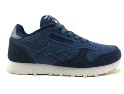 Reebok Classic Синие с белой подошвой (36-41) Арт: 003F