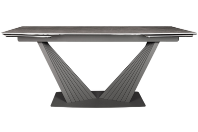 SHOPEN черный / керамика ONIX LATTE глянец 160(+40+40)x90