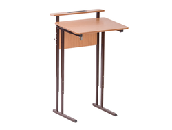 Конторка ученическая с регулировкой высоты и  наклона столешницы (растомат)