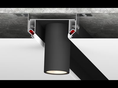 Профиль Denkirs для создания декоративных ниш DK5850-BK