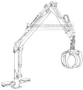 Опорно -поворотное устройство тракторов Valmet/Komatsu Forest и манипуляторов Cranab под комплект