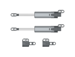 !АНАЛОГ! Technic Linear Actuator with Dark Bluish Gray Ends, Type 1(АНАЛОГ), Light Bluish Gray (61927c010) / 4 шт.