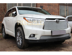 Защита радиатора Toyota Highlander U50 2013-2016 chrome низ PREMIUM