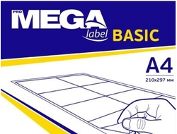 Этикетки А4 самоклеящиеся для маркировки ProMEGA Label Basic, 100л