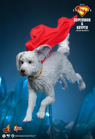 ПРЕДЗАКАЗ - Супермен (Дэвид Коренсвет, "Супермен" 2025 г)  - Коллекционная ФИГУРКА 1/6 Superman & Krypto (MMS812) -  Hot Toys ?ЦЕНА: 39800 РУБ.?