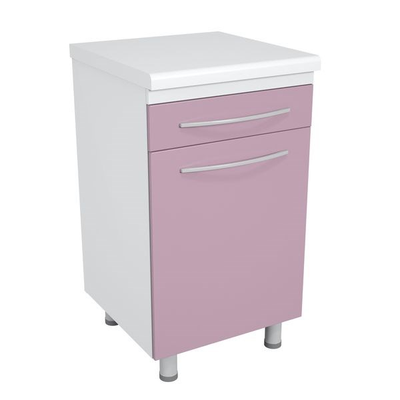 Тумба металлическая с ящиками на опорах ТМЯ-1.0 Люкс