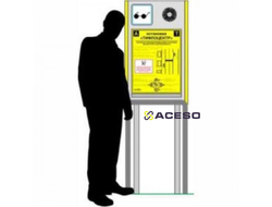 Тактильно-звуковая мнемосхема для автобусной остановки маршрутного транспорта