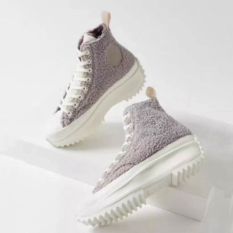 Кеды Converse Run Star Hike Sherpa зимние коричневые