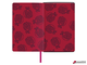 Ежедневник недатированный А5 (138×213 мм), BRAUBERG VISTA, под кожу, гибкий, 136 л., «Pomegranate». 112022