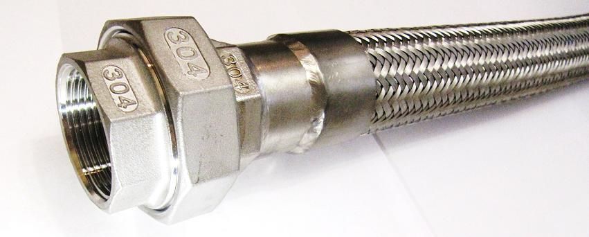 МРВД Металлорукав высокого давления с разъемными соединениями американка из нержавейки
