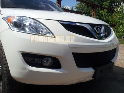Защита радиатора Great Wall Hover H5 2011- black верх