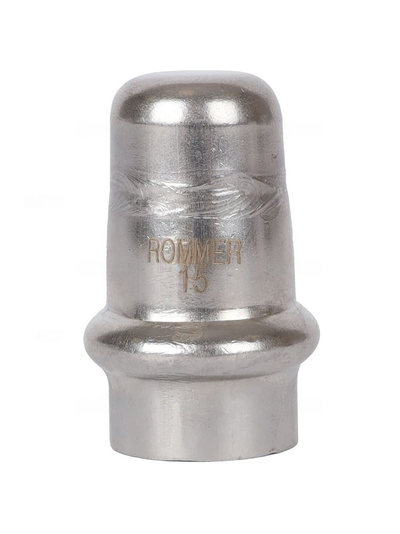 Заглушка ROMMER ВПр 15 из нержавеющей стали прессовой
