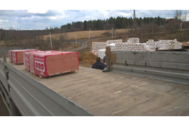 Доставка полнотелого кирпича