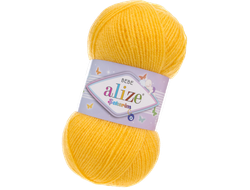 Sekerim bebe  (Alize) цвет № 566 желтый