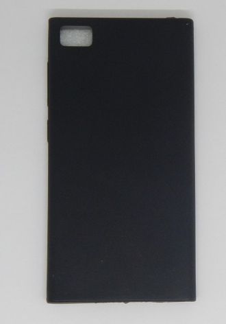 Защитная крышка силиконовая Xiaomi Mi3, черная непрозрачная