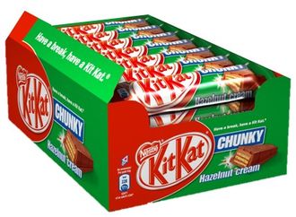 Батончик KitKat Chunky Hazelnut 42 гр (24 шт)