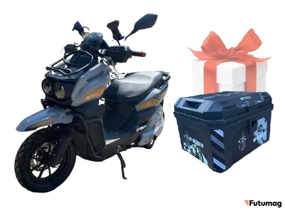 Электрический скутер Тур-Эндуро GT Tank  3000 серый