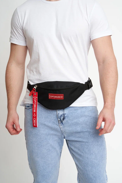 Сумка на пояс Optimum Mini RL, черная