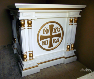 Риза из дерева для престола