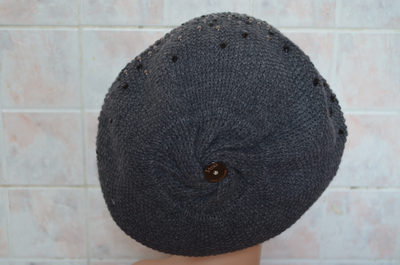 Vizio Италия 5561 берет черно - серый