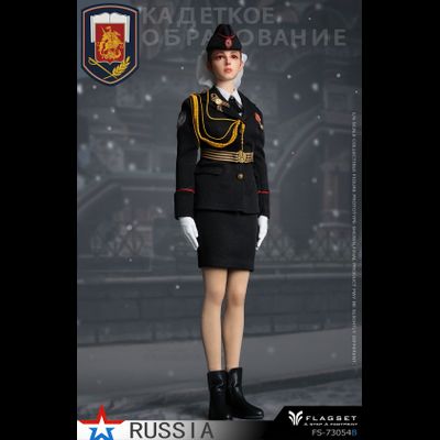 ПРЕДЗАКАЗ - Девушка-кадет - Коллекционная ФИГУРКА 1/6 Russian female soldiers Ninth Women's Military Academy (FS-73054B) - FLAGSET ?ЦЕНА: 18900 РУБ.?