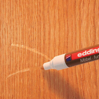 Маркер лаковый для мебели (paint marker) EDDING 8900, ретуширующий, 1,5-2 мм, нитро-основа, махагон, E-8900/612