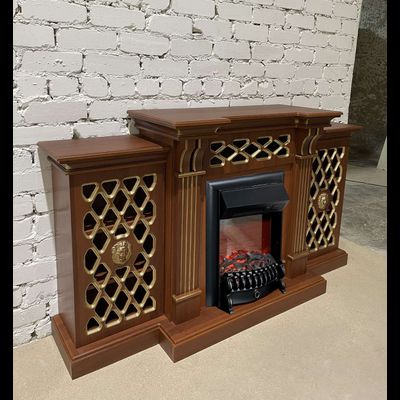 Электрокамин Асгард CR с очагом Fobos