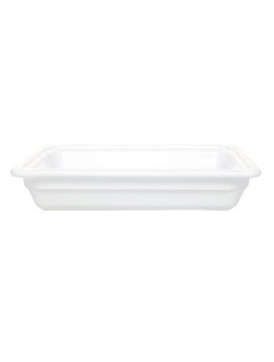 Гастроёмкость керамическая 2/3-65, цвет белый