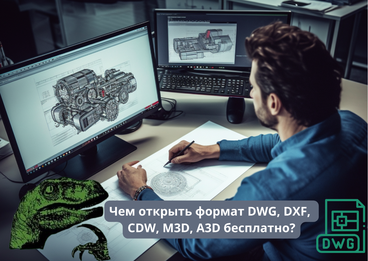 Chem otkryt format DWG, DXF, CDW, M3D, A3D besplatno?