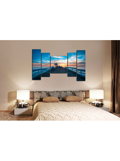 Модульная картина "Мост к солнцу"