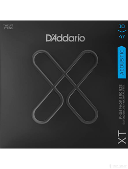 D`Addario XTAPB1047-12 Phosphor Bronze (10-47)