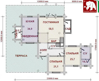 Проект 5-06, 424 кв.м, 17*23