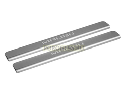 Накладки на пороги для Chevrolet Malibu 2015-2018; 2018-