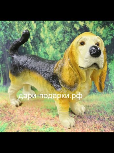 БАССЕТ 39*48см  2,9кг   полистоун  Россия 3287/016723*