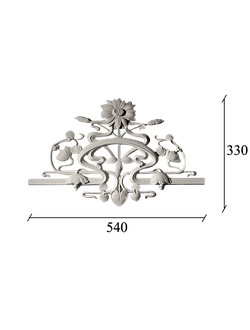 декоративный элемент потолка из гипса ПК-05-2с дома и стен