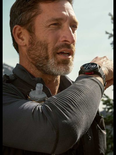 Часы Garmin Fenix 8 Pro — 51 мм MicroLED Sapphire Carbon Gray DLC Titanium Black / Pebble Gray