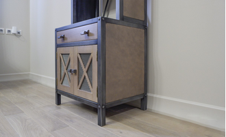 Стеллаж с нижней тумбой, в стиле loft.