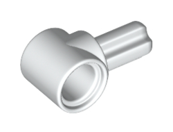 Technic, Axle and Pin Connector Hub with 1 Axle, White (22961 / 6179606)