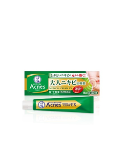 ROHTO Acnes  Medical Cream лечебный крем против прыщей, 16 гр