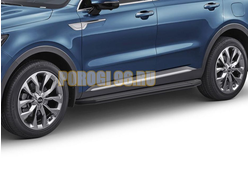 Пороги на Kia Sorento (2020-...) Black-Premium