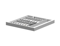 Лоток пластиковый AR-LOT5 белый в любой выдвижной ящик для столиков AR