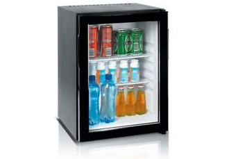 Минибар/мини-холодильник абсорбционный VITRIFRIGO HC30 30 л. со стеклянной дверью, чёрный, 402*420*5